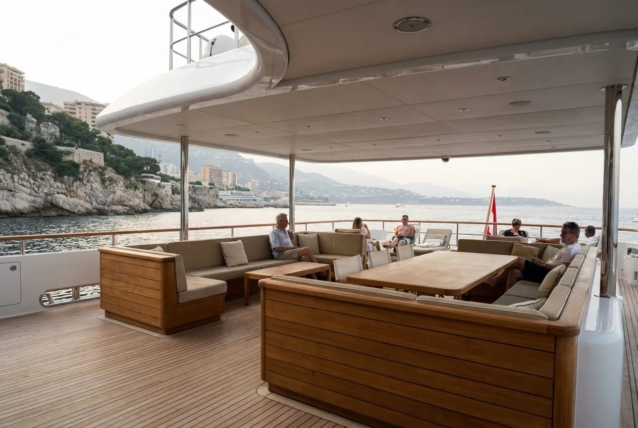Yacht à moteur custom 72m — 2