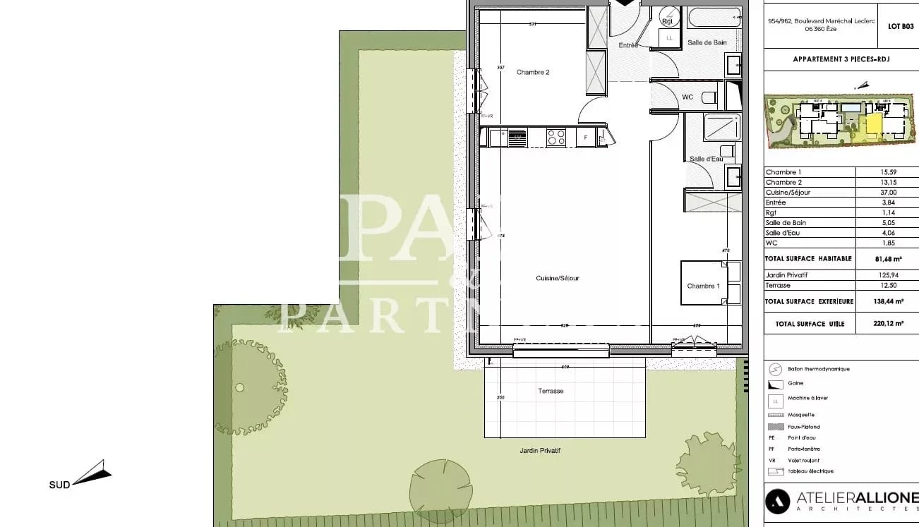 EZE- Nouvelle residence haut standing - Appartement 3 pièces — 5
