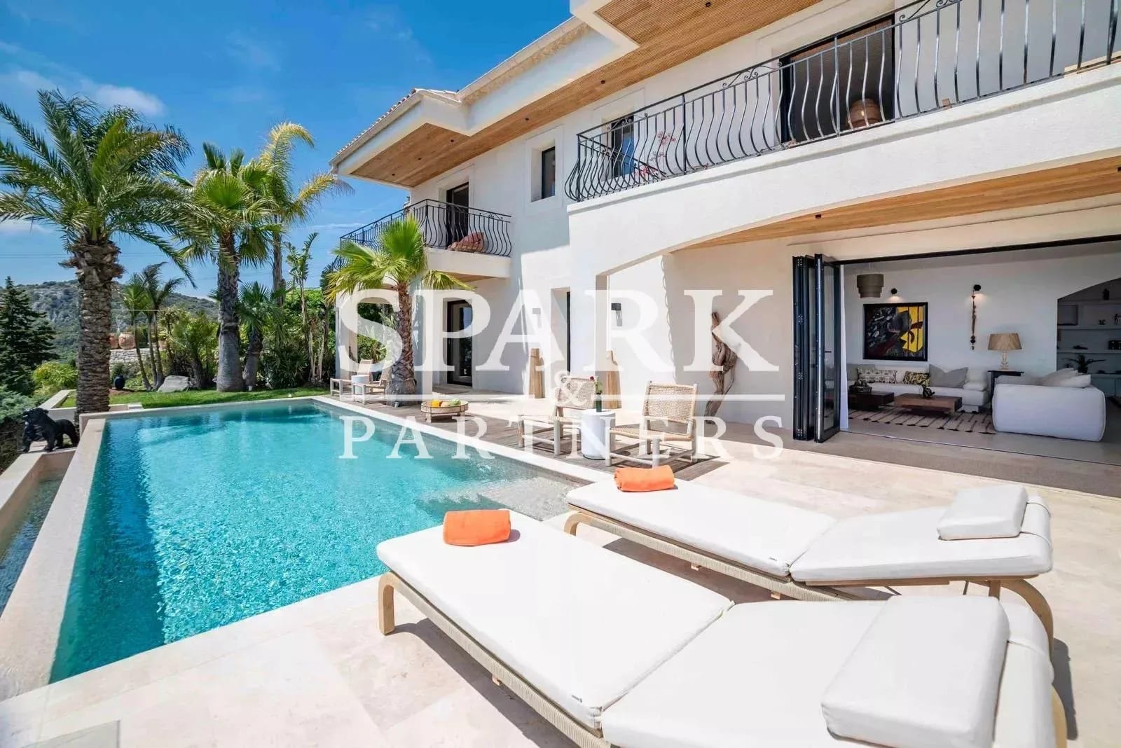 La Turbie - Villa dans un domaine privé avec vue panoramique sur la mer — 4