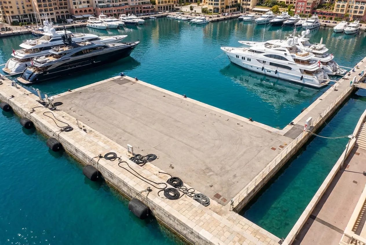 Причал суперъяхты · Port Hercule — 3