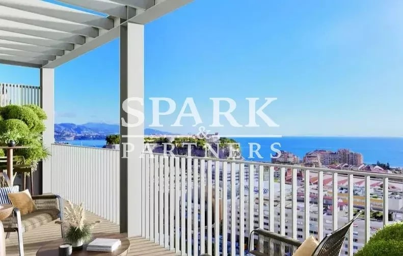 Cap d'Ail- frontière - Monaco - Appartement 2 pièces dans une nouvelle résidence