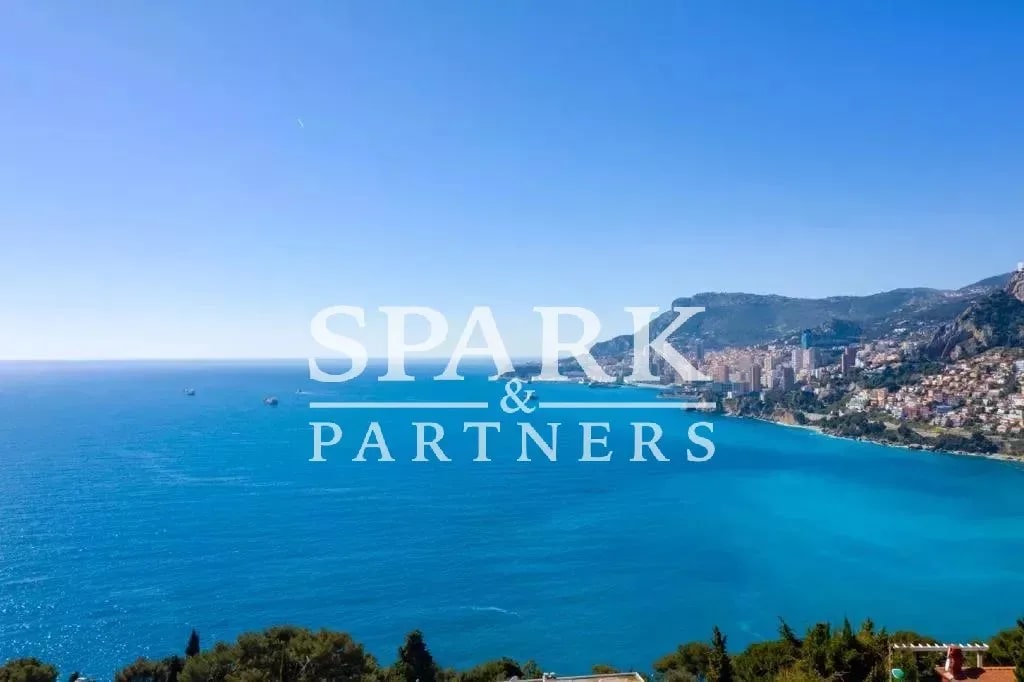 Roquebrune Cap Martin -  Villa avec Piscine  vue mer