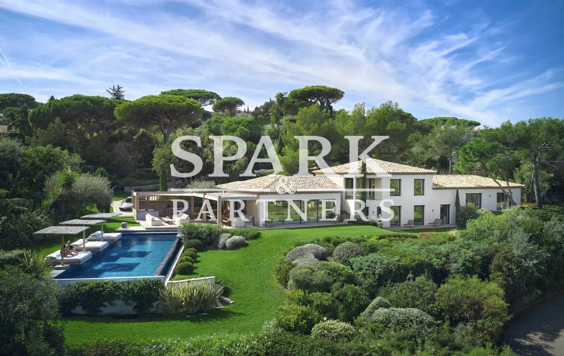 Saint Tropez - Villa avec sublime vue mer dans un Domaine Privée-Saint Tropez