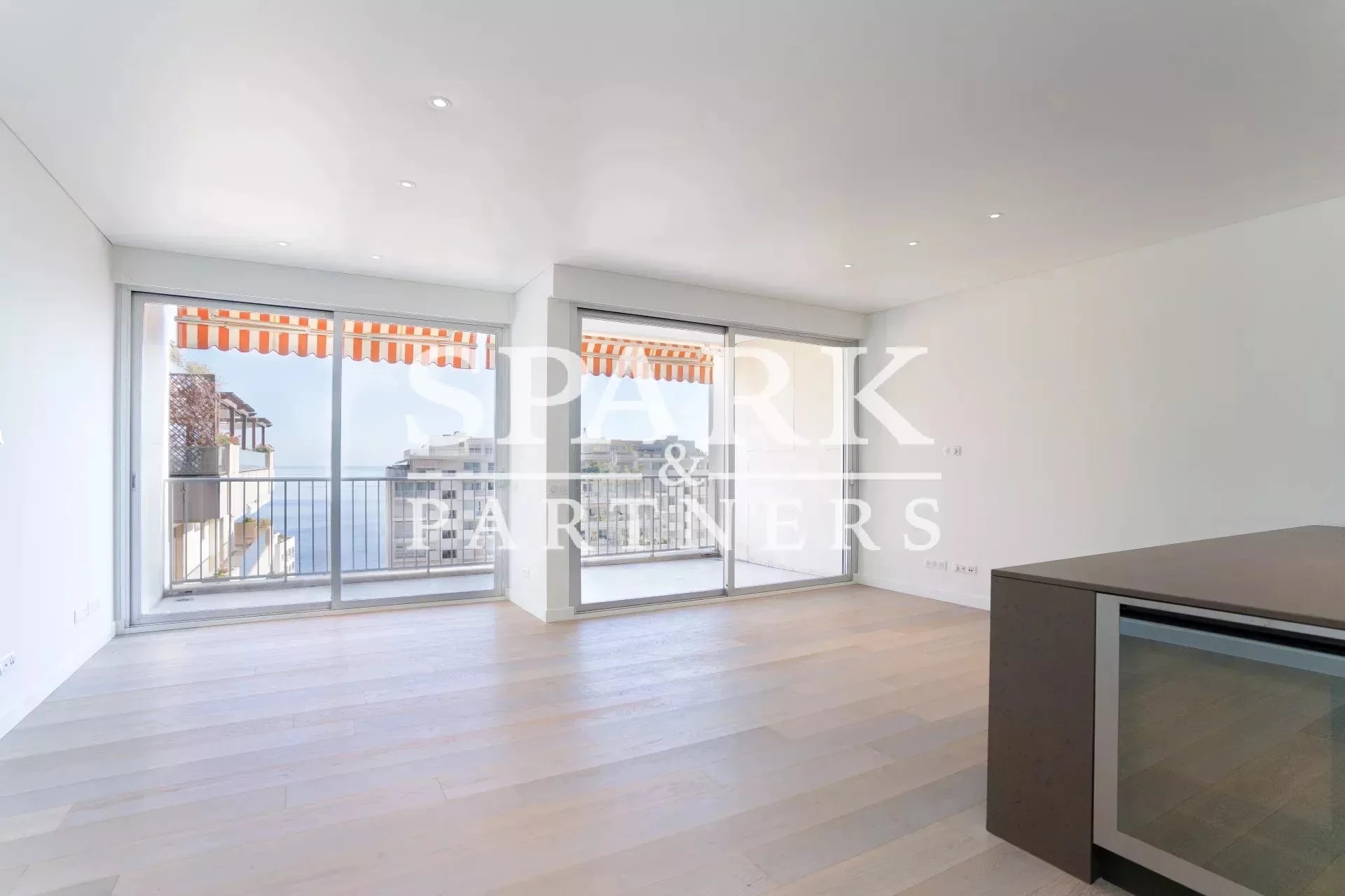 Monaco - Saint Roman - Appartement en étage élevé  avec vue mer