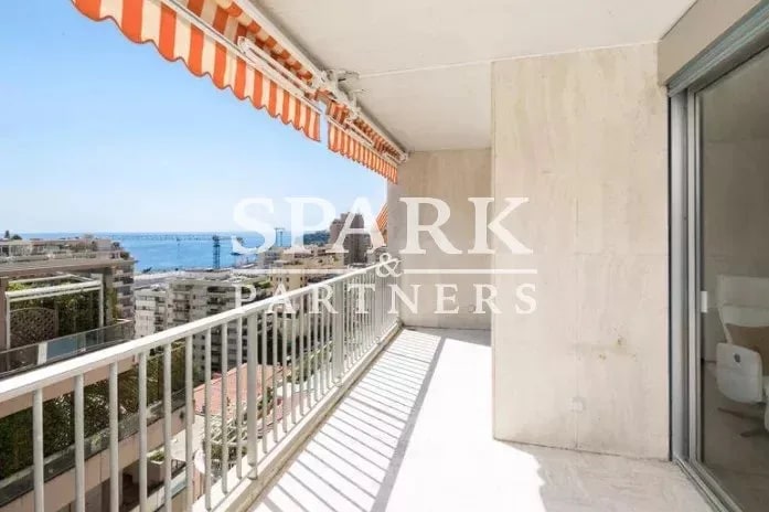 Monaco - Saint Roman - Appartement 3 pièces vue mer