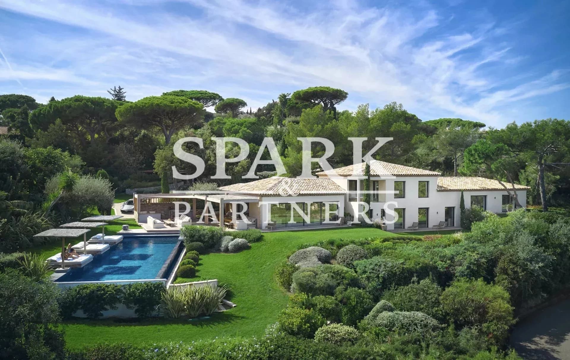 Saint Tropez - Villa avec sublime vue mer dans un Domaine Privée-Saint Tropez